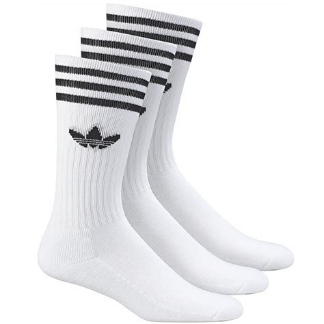 adidas originals solid crew weiß|adidas originals crew socks.